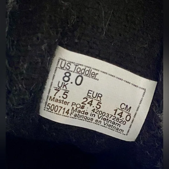 Vans Toddler Black High-Top Sneakers with Floral Print - Picture 9 of 9